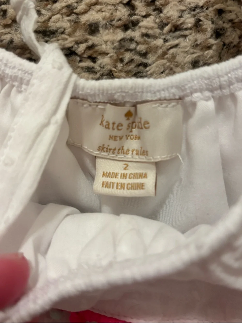 Baby girls two piece Kate Spade outfit